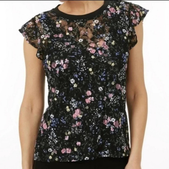 Laundry By Shelli Segal Tops - Laundry by Shelli Segal lace floral top